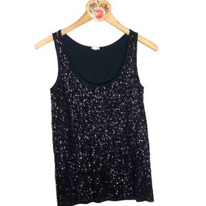 J. Crew sequin tank